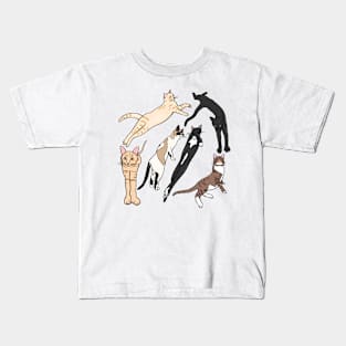 Long Cats Kids T-Shirt